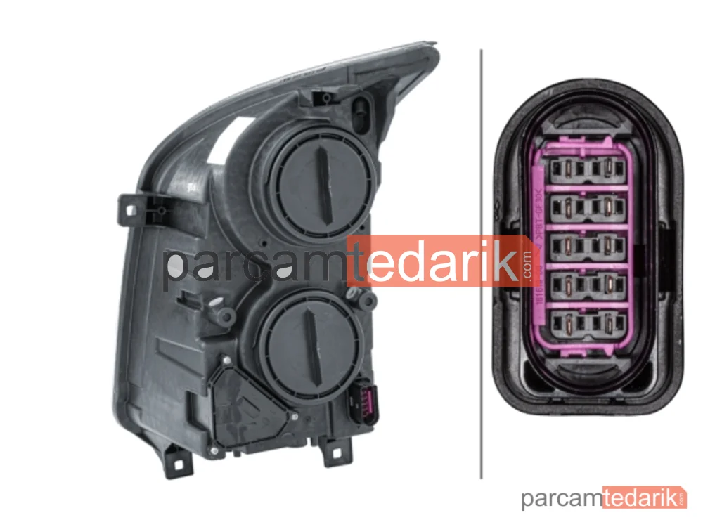 HELLA 1ER011592061 | Far — VW Crafter 30-50 Panelvan/Van, VW Crafter 30-50 Platform şasi, VW Crafter 30-35 Minibüs/Otobüs