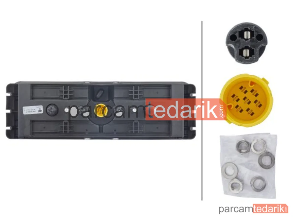 HELLA 2VP340961511 | Dorse Stop Lambası Sol [ SARI Soketli ] Krone Amblemli Beyaz