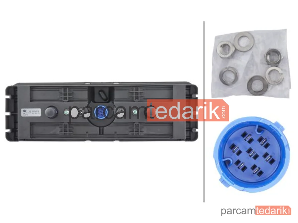 HELLA 2VP340961521 | Dorse Stop Lambası Sağ [ MAVİ Soketli ] Krone Amblemli Beyaz