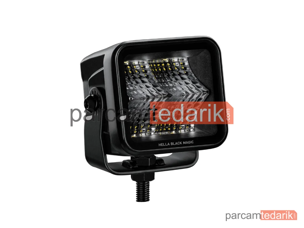 HELLA 1FA358176801 | Uzun Huzme Far — 12V-24V LED Siyah 70 MM Hareketli MO