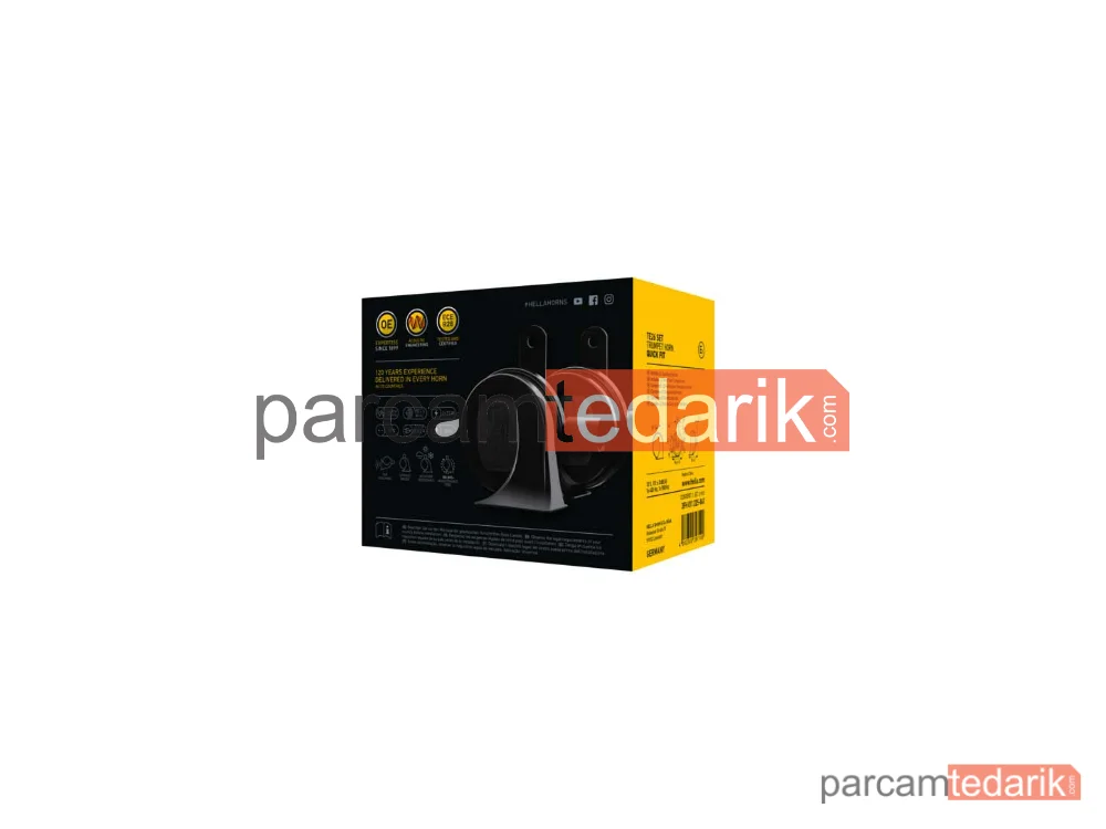 HELLA 3FH011225841 | Korna 12V 400/500HZ 72W 110DB Volkswagen (Takım)