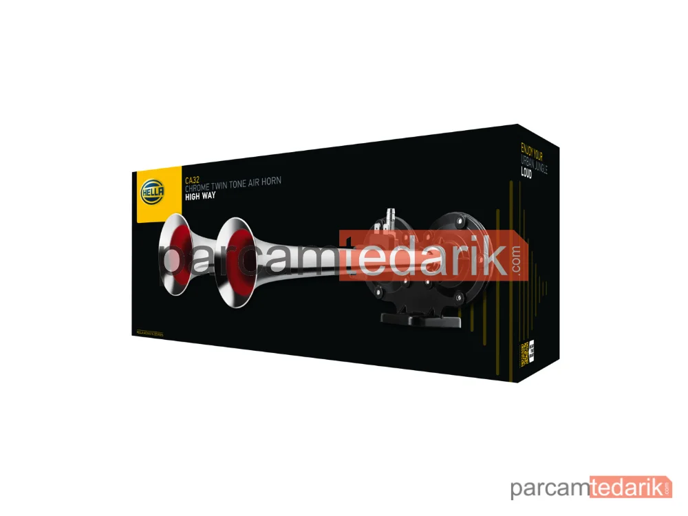 HELLA 3PB013410051 | Korna 12V 40W 115 DB 370-415 HZ 4A Case IH