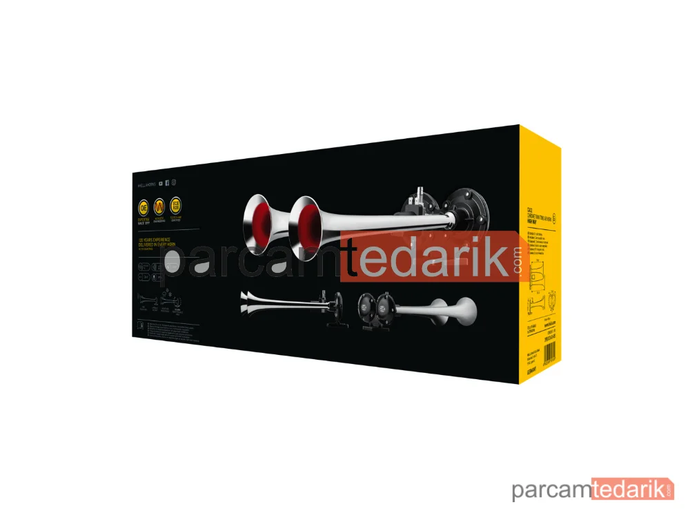 HELLA 3PB013410061 | Korna 24V 40W 115 DB 370-415 HZ 4A