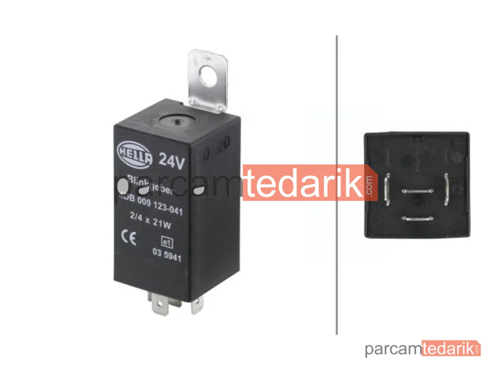 Flaşör Ünitesi 24V 2 (4) X21W 4-PİN - 4DB009123041