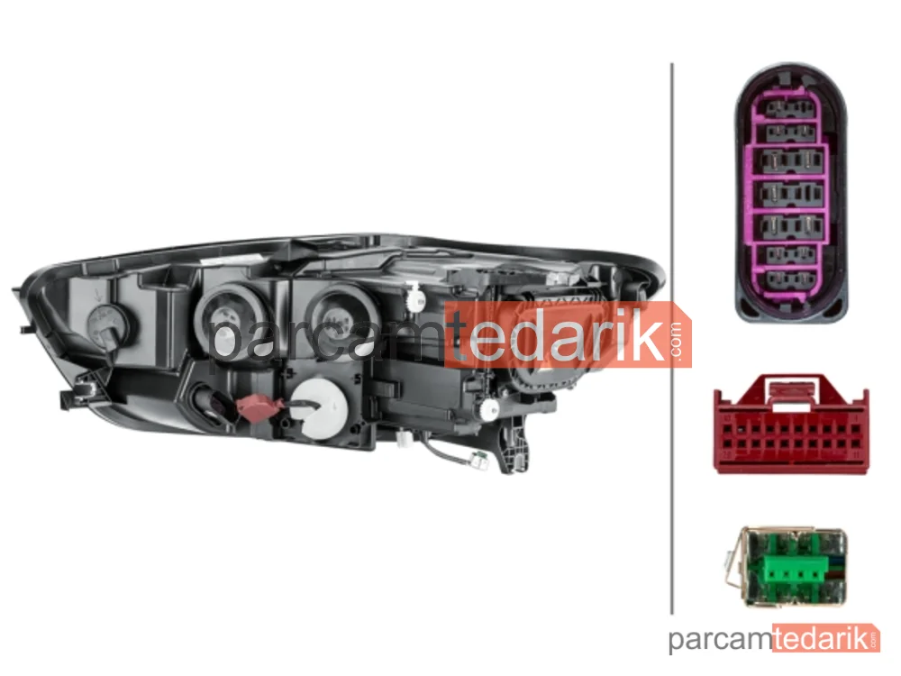 HELLA 1EL011150361 | Far (Sağ) — Audi A6 C7, Audi A6 Allroad C7