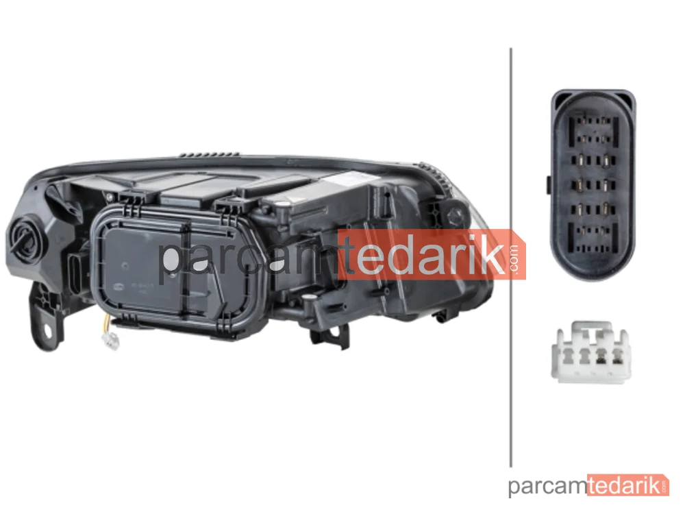 HELLA 1EL009925511 | Far (Sol) — Audi A6 C6, Audi A6 Allroad C6