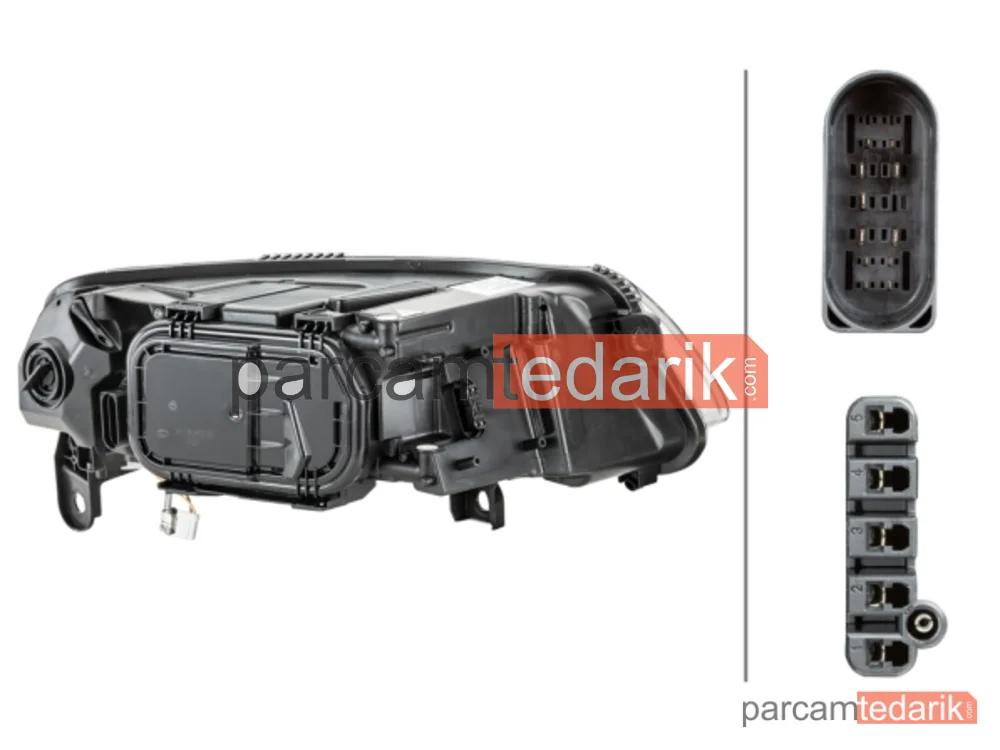 HELLA 1EL008881411 | Far (Sol) — Audi A6 C6