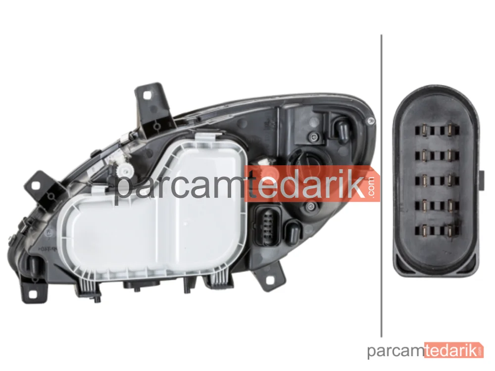 HELLA 1EG246041021 | Far (Sağ) — Mercedes-Benz Viano, Mercedes-Benz Vito, Mercedes-Benz Vito / Mixto