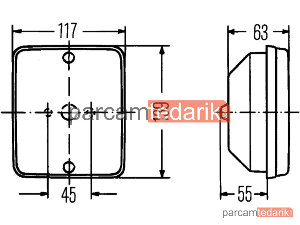 HELLA 2ZR003236051 | Geri Vites Lambası Arka
