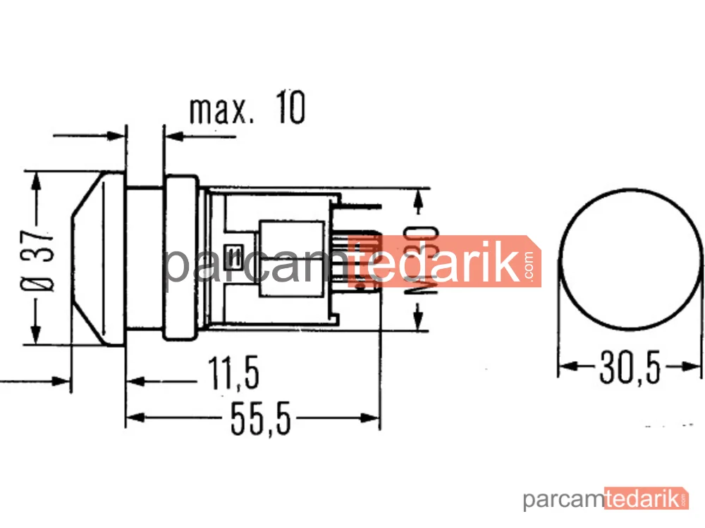 HELLA 6EF003916061 | Düğme