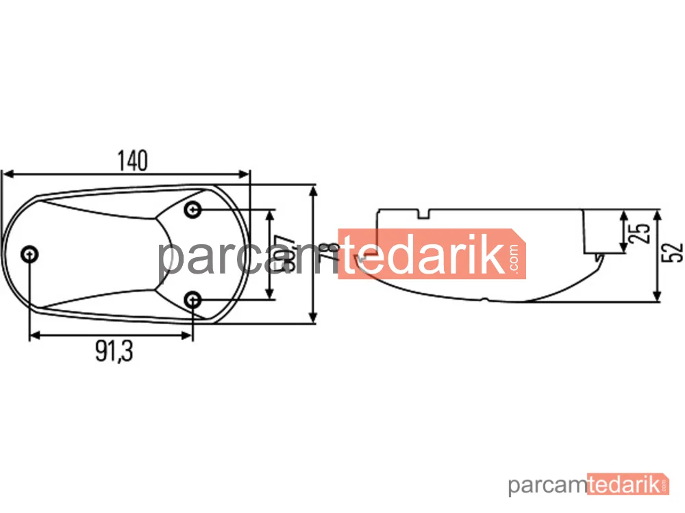 HELLA 2BM008355001 | Sinyal Lambası