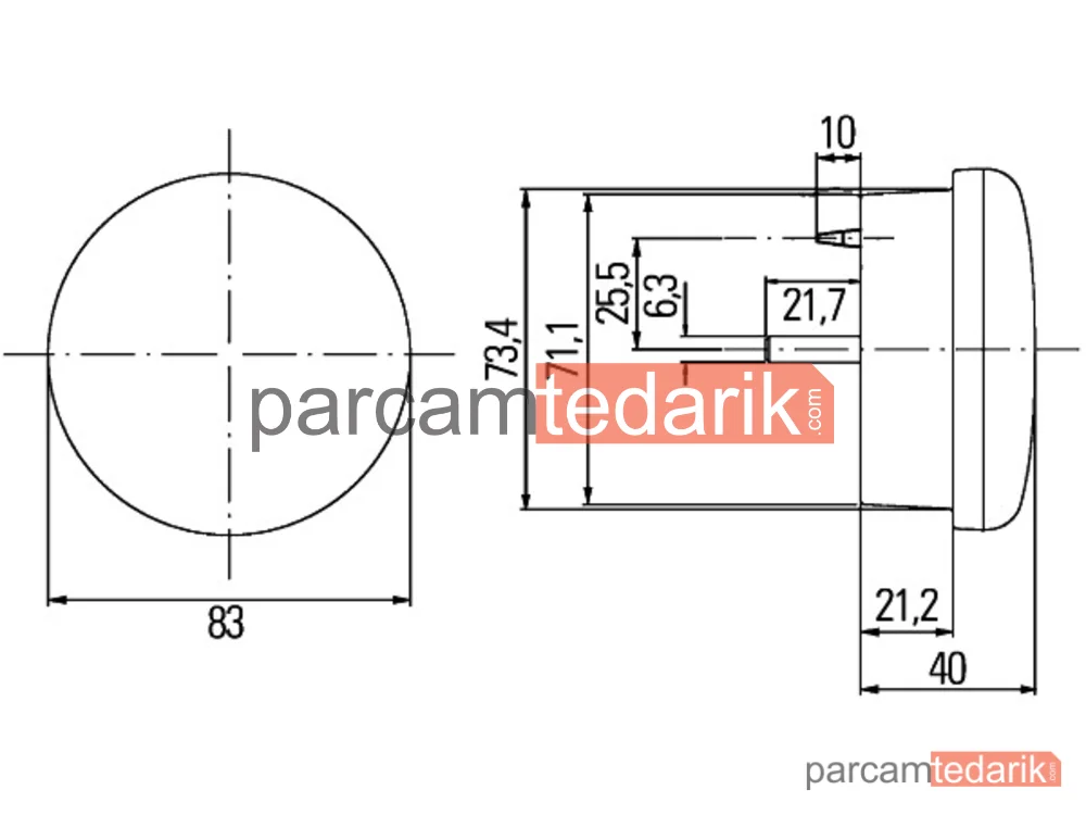 HELLA 2NE959011501 | SİS Lambası Arka LED DAF