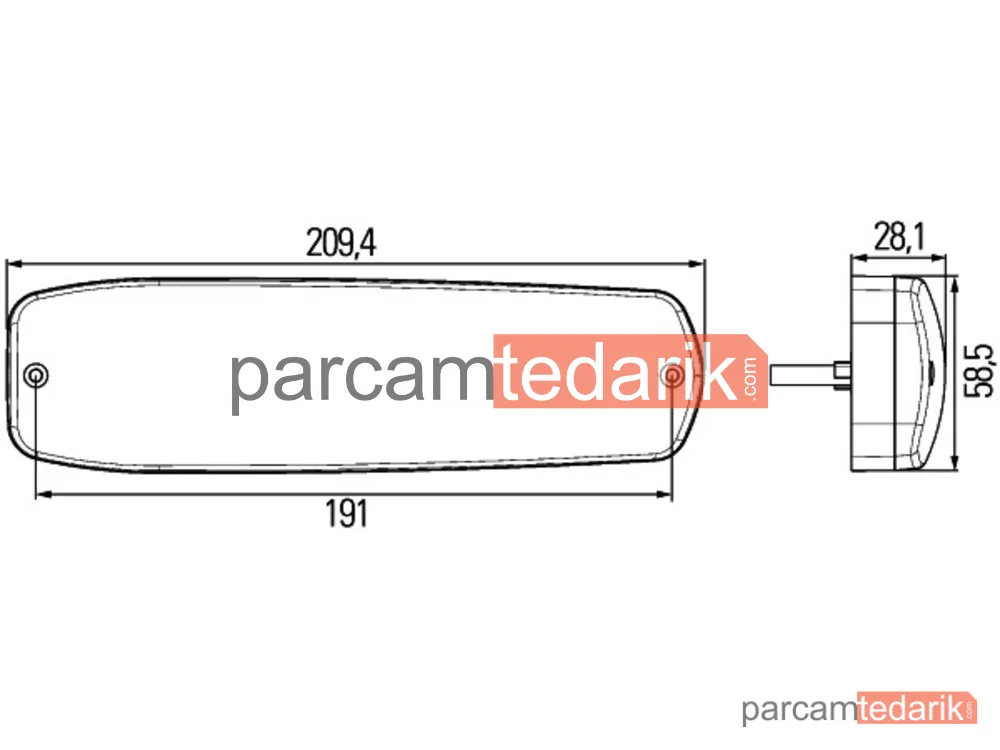 HELLA 2SD343910017 | Aydınlatma Arka Sol-Sağ LED DAF
