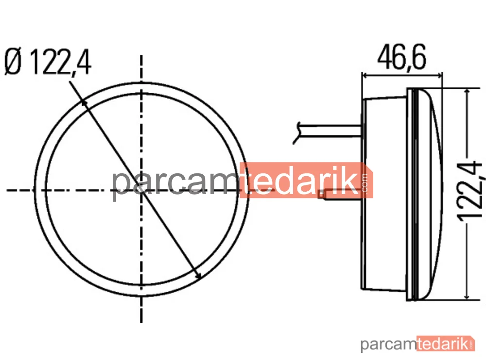 HELLA 2BA344200037 | İndikatör LED DAF