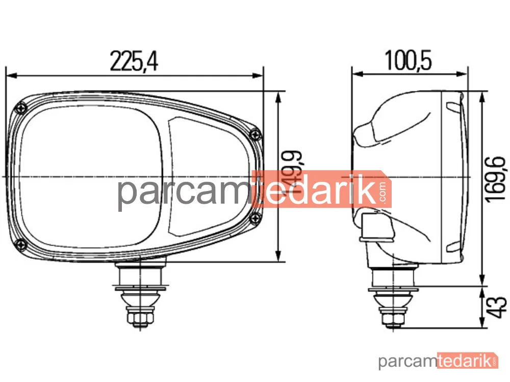 HELLA 1EE996174391 | Far Sol Scania