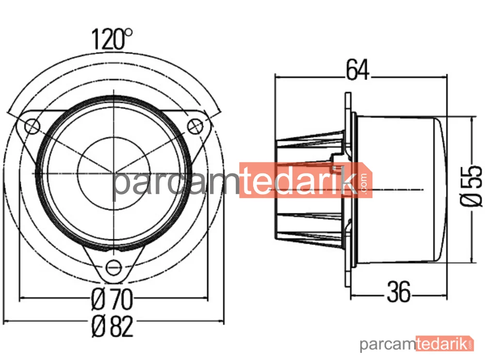 HELLA 2PF011172111 | Park Lambası — Fendt Vario