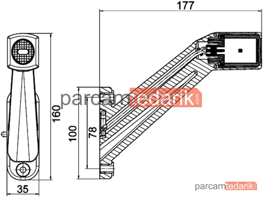 HELLA 2XS011744081 | İşaret Lambası LED Sağ (12-24V) Üniversal
