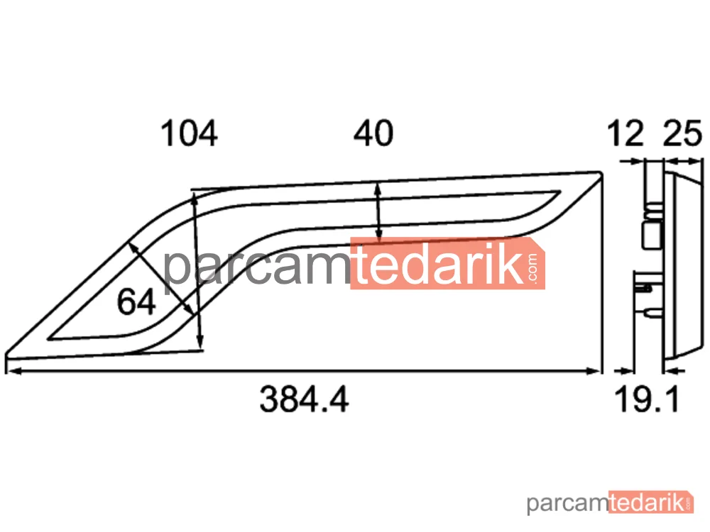 HELLA 2SB013399031 | Lamba Arka Sol LED AEBI