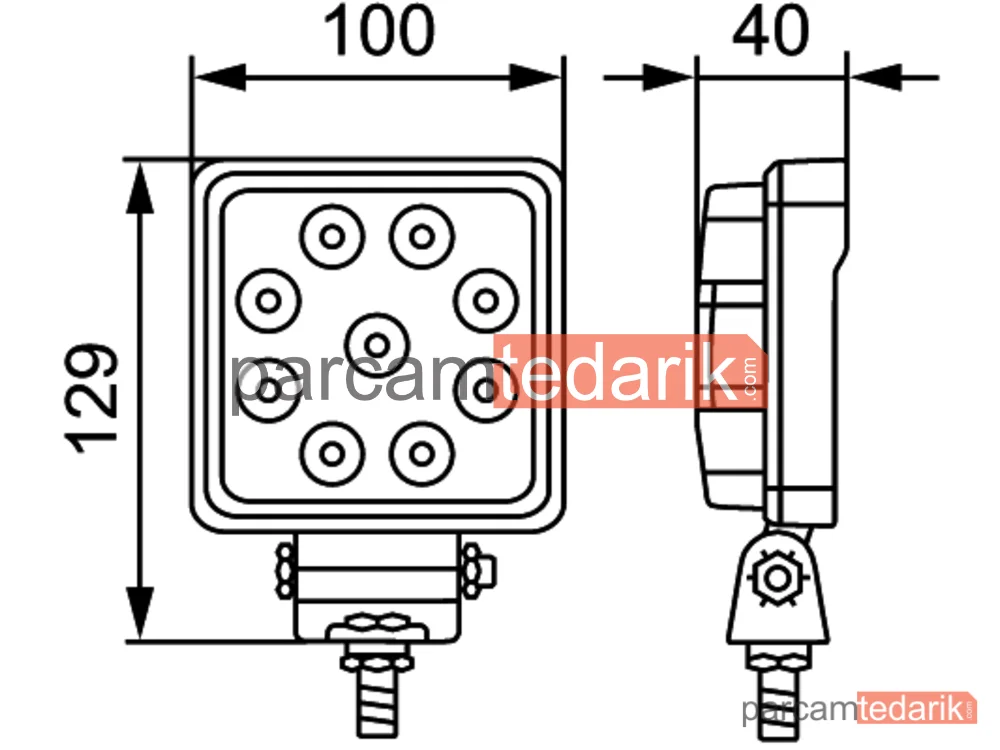 HELLA 1GA357103012 | Çalışma Lambası Valuefit S1500LED Üniversal CV