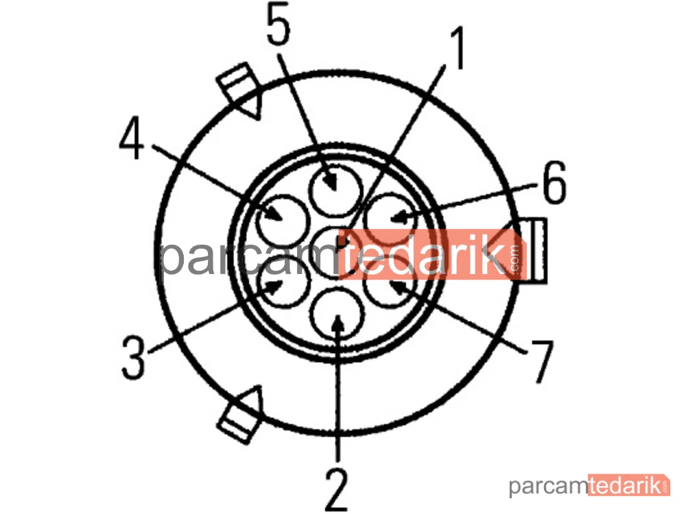 HELLA 2VP007500421 | Stop Lambası (Sağ) — Mercedes-Benz Actros MP2 / MP3