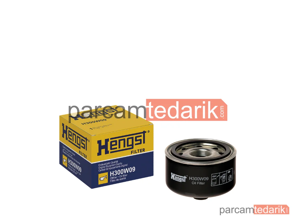 HENGST H300W09 | Yağ Filtresi — VW LT 28-35 II Minibüs/Otobüs, VW LT 28-46 II Panelvan/Van, VW LT 28-46 II Platform şasi