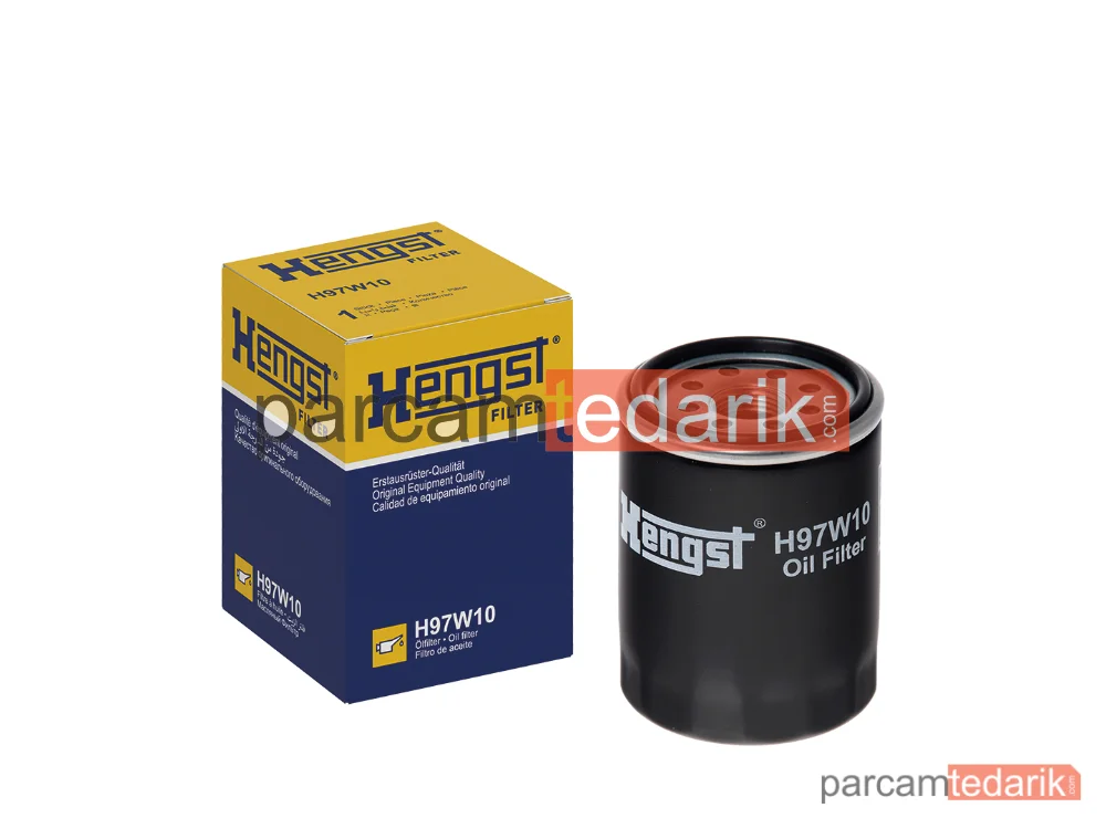 HENGST H97W10 | Yağ Filtresi — Nissan 100NX, Nissan Micra C+C III, Nissan Micra II