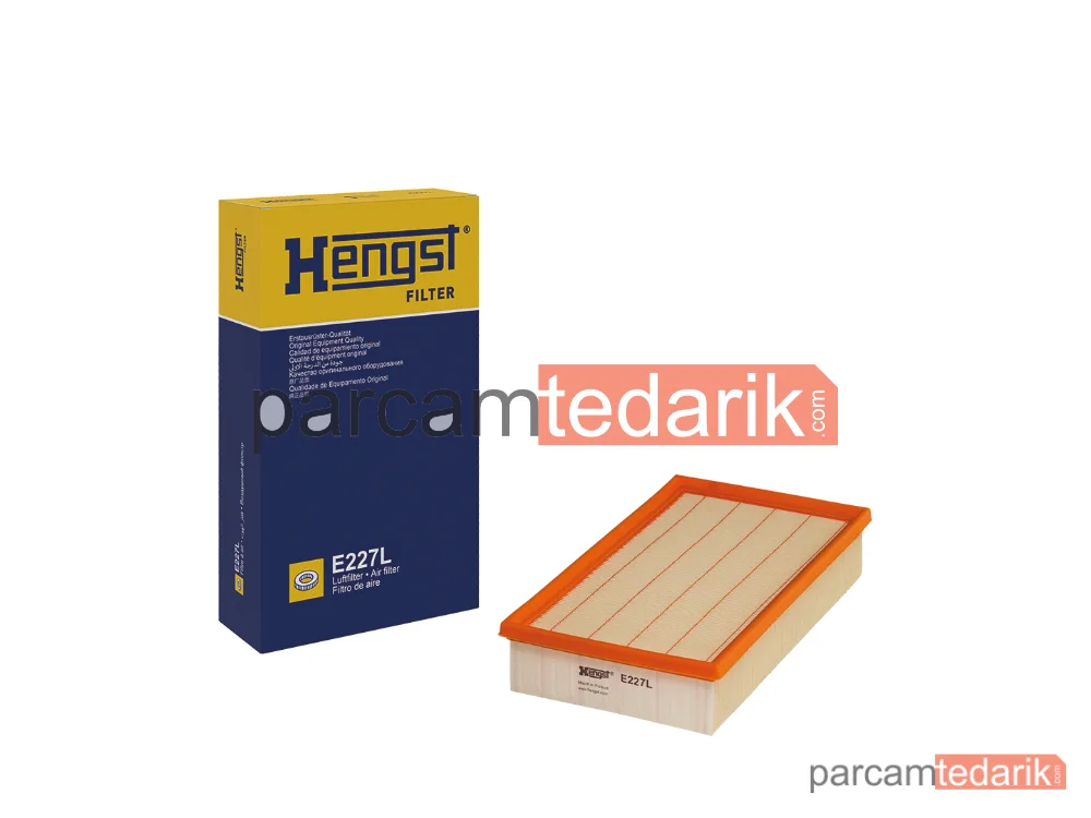 HENGST E227L | Hava Filtresi — Mercedes-Benz 124 Coupe, Mercedes-Benz 124 Sedan, Mercedes-Benz 124 T-Model