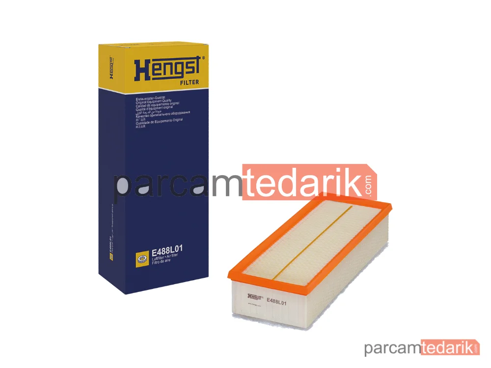 HENGST E488L01 | Hava Filtresi — Audi A3, Audi A3 Sportback, Audi Q3