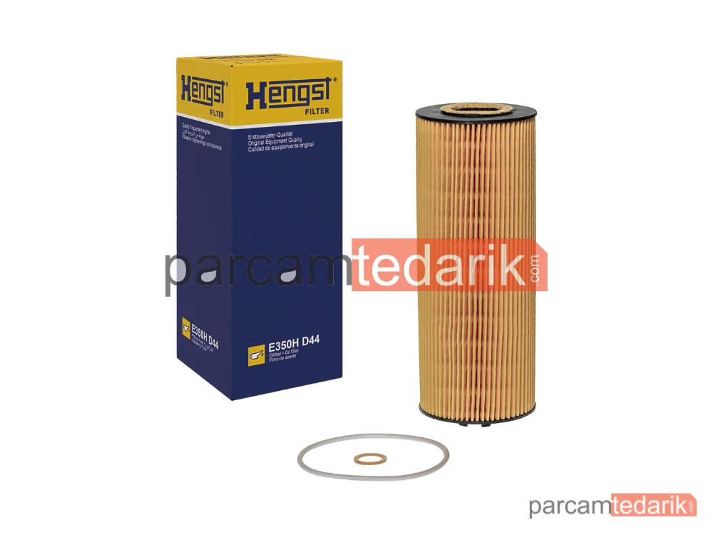 HENGST E350HD44 | Yağ Filtresi — Audi A4 B5, Audi A4 B5 Avant, Audi A4 B6 Cabrio
