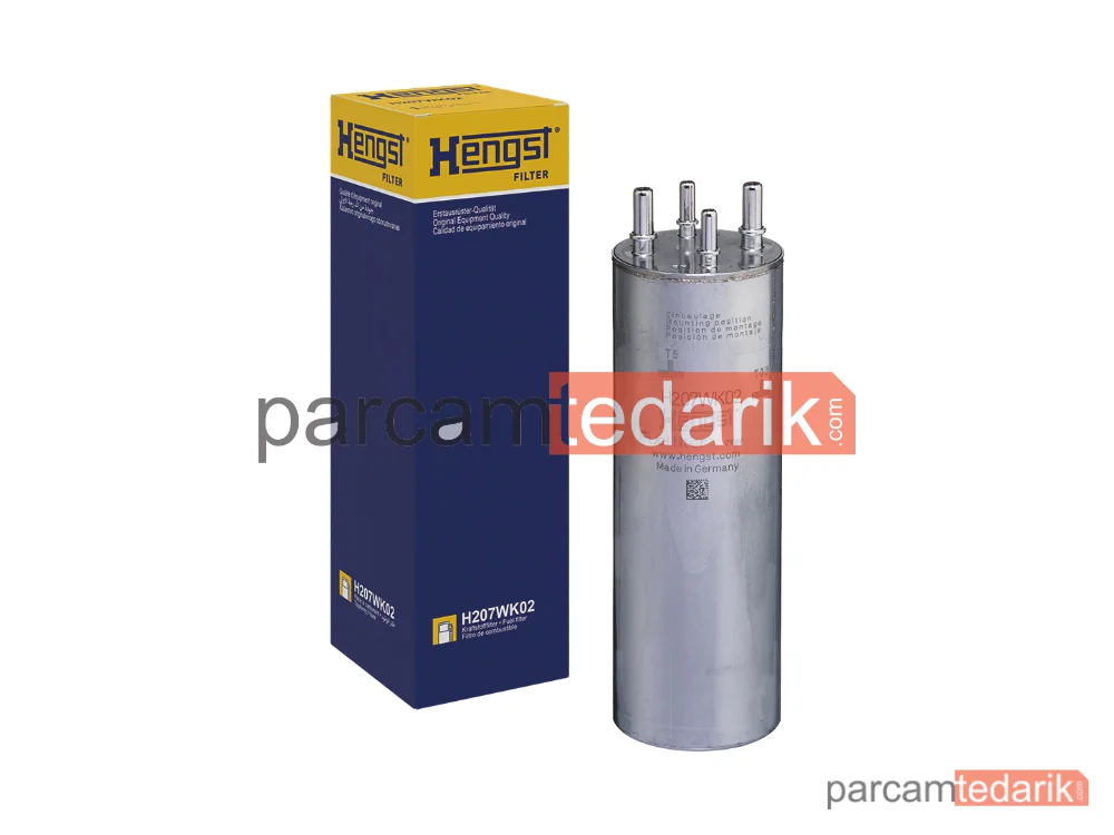 HENGST H207WK02 | Yakıt Filtresi — VW Multivan T5, VW Multivan T6, VW Transporter T5 Minibüs/Otobüs