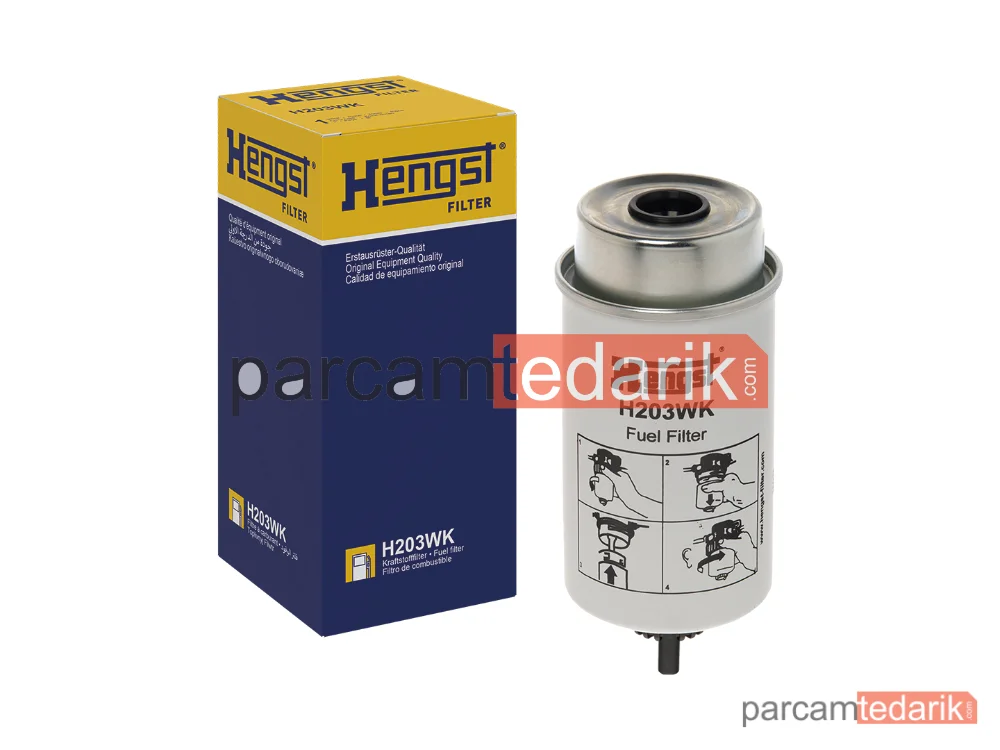 HENGST H203WK | Yakıt Filtresi — Ford Transit Minibüs/Otobüs, Ford Transit Panelvan/Van, Ford Transit Platform şasi