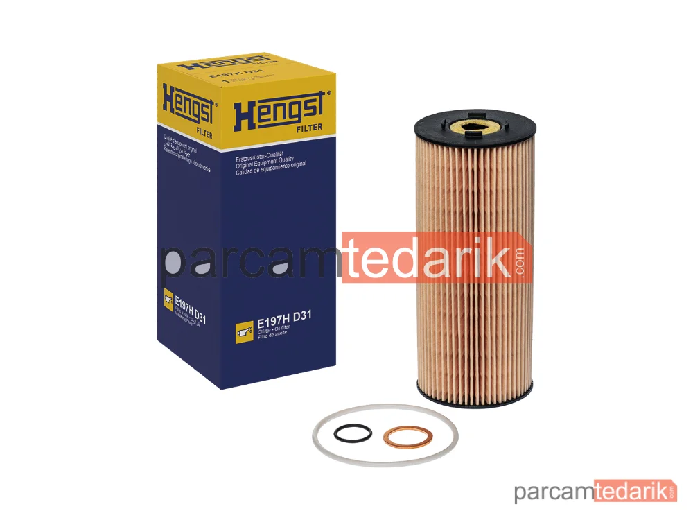 HENGST E197HD31 | Yağ Filtresi — MAN F2000, MAN LION´S CITY
