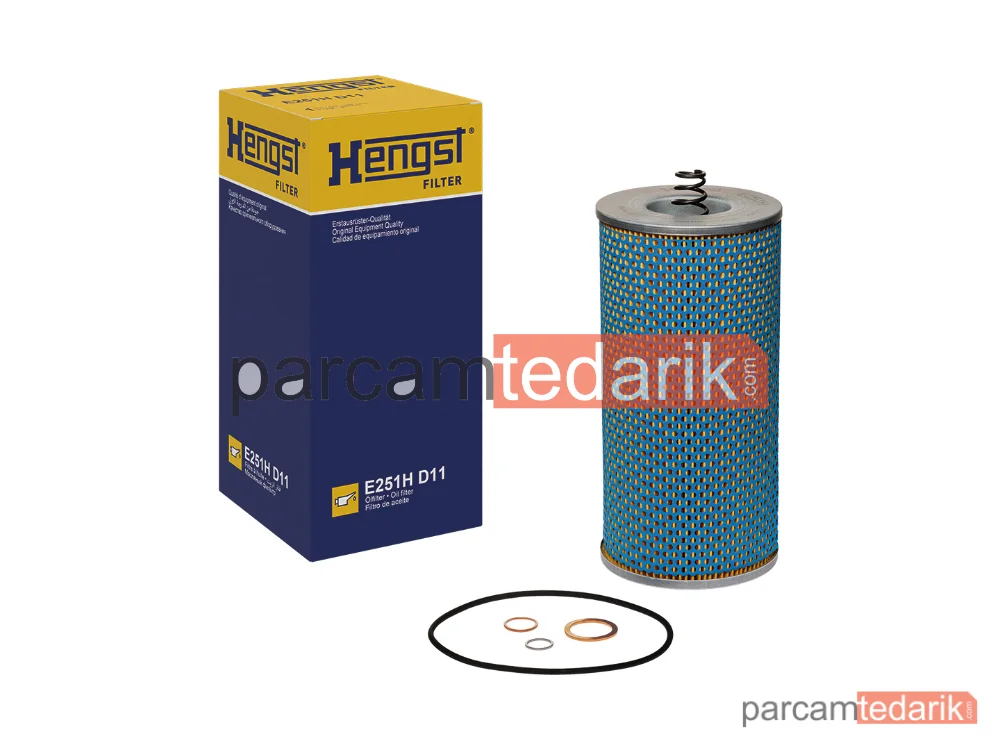HENGST E251HD11 | Yağ Filtresi — MAN HOCL, MAN LION´S CITY, MAN LION´S Classic