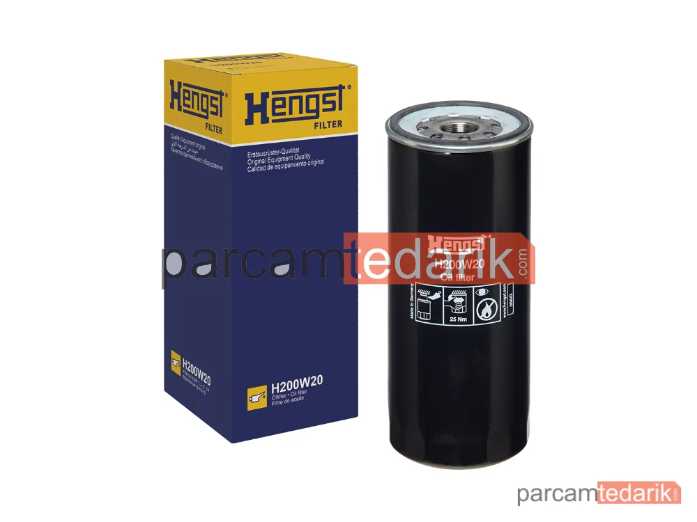HENGST H200W20 | Yağ Filtresi — Scania 4 - series, Scania 4 - series bus, Scania F - series