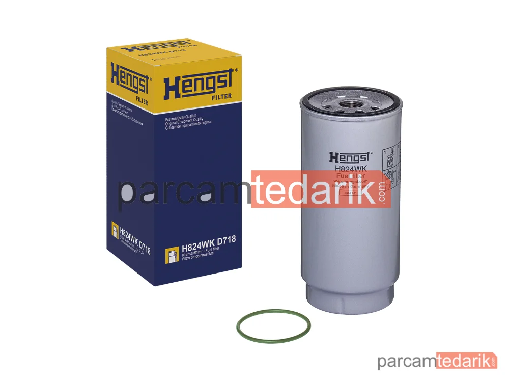 HENGST H824WKD718 | Yakıt Filtresi — Mercedes-Benz Actros MP4 / MP5, Mercedes-Benz Antos, Mercedes-Benz Arocs