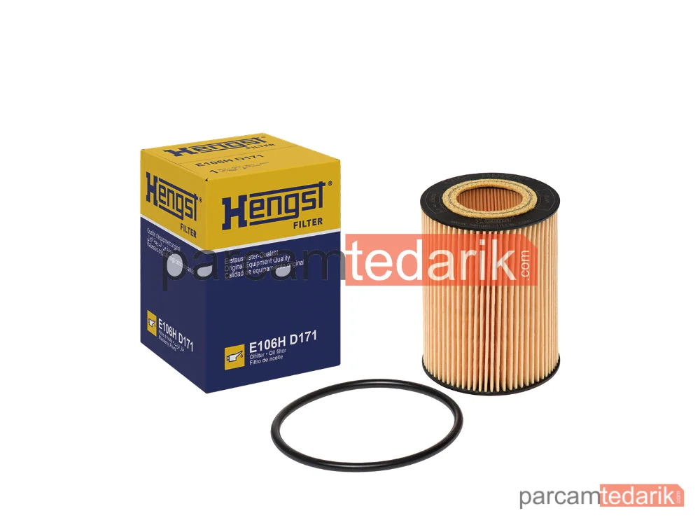 HENGST E106HD171 | Yağ Filtresi — Volvo S60 II, Volvo S80 II, Volvo V60 I