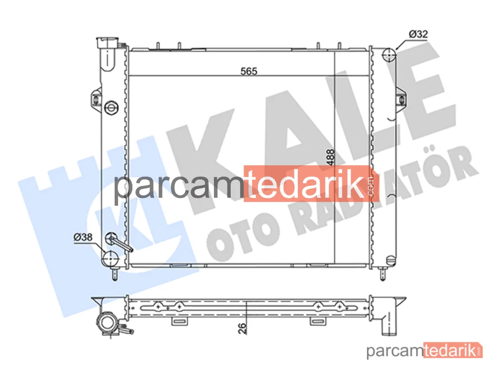 342075 | Su Radyatörü — Jeep Grand Cherokee I