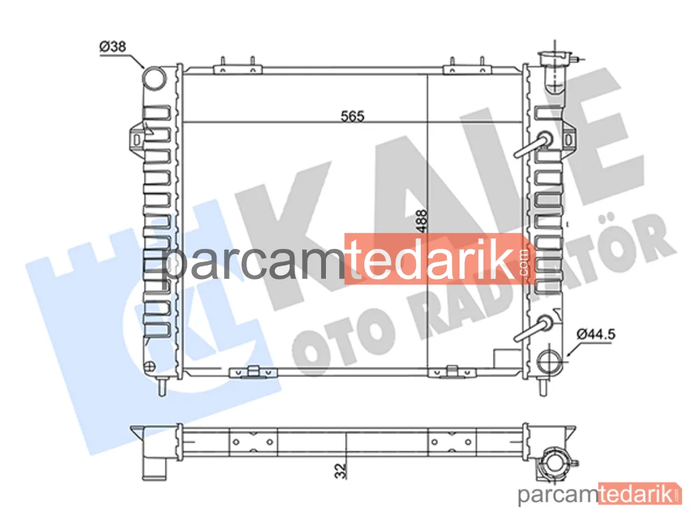 342080 | Su Radyatörü — Jeep Grand Cherokee I