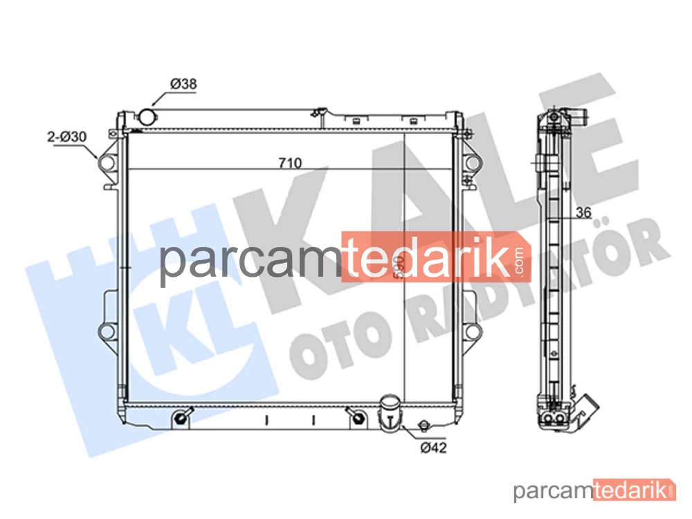 342145 | Su Radyatörü — Toyota Land Cruiser 200
