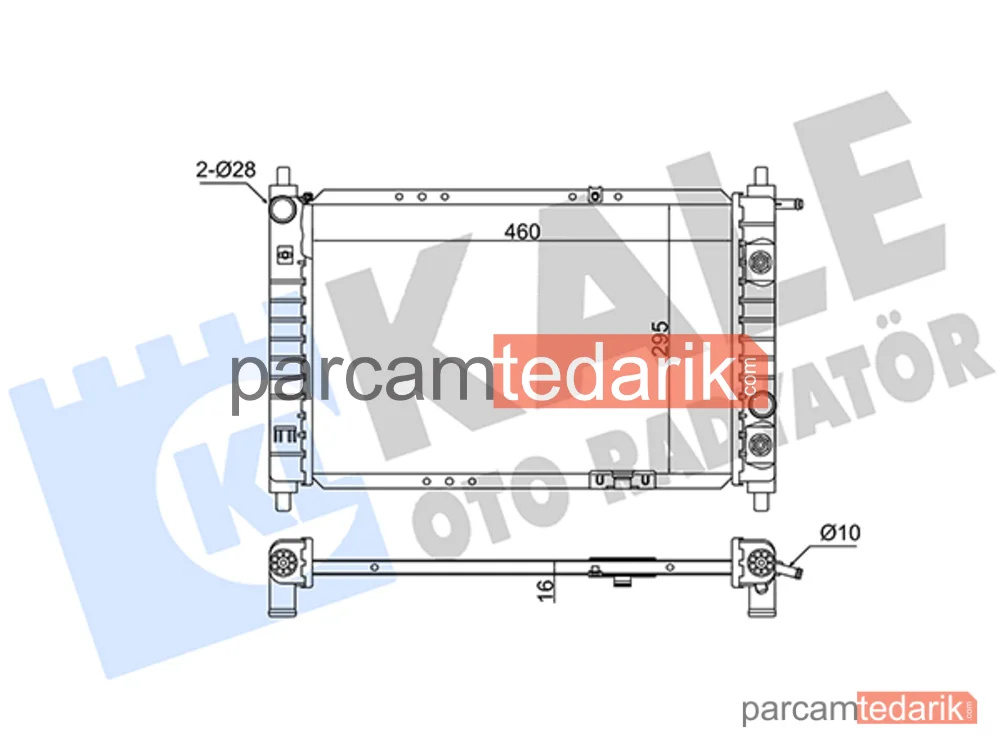 342260 | Su Radyatörü — Daewoo Matiz