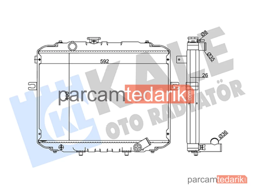 342295 | Su Radyatörü — Hyundai H100