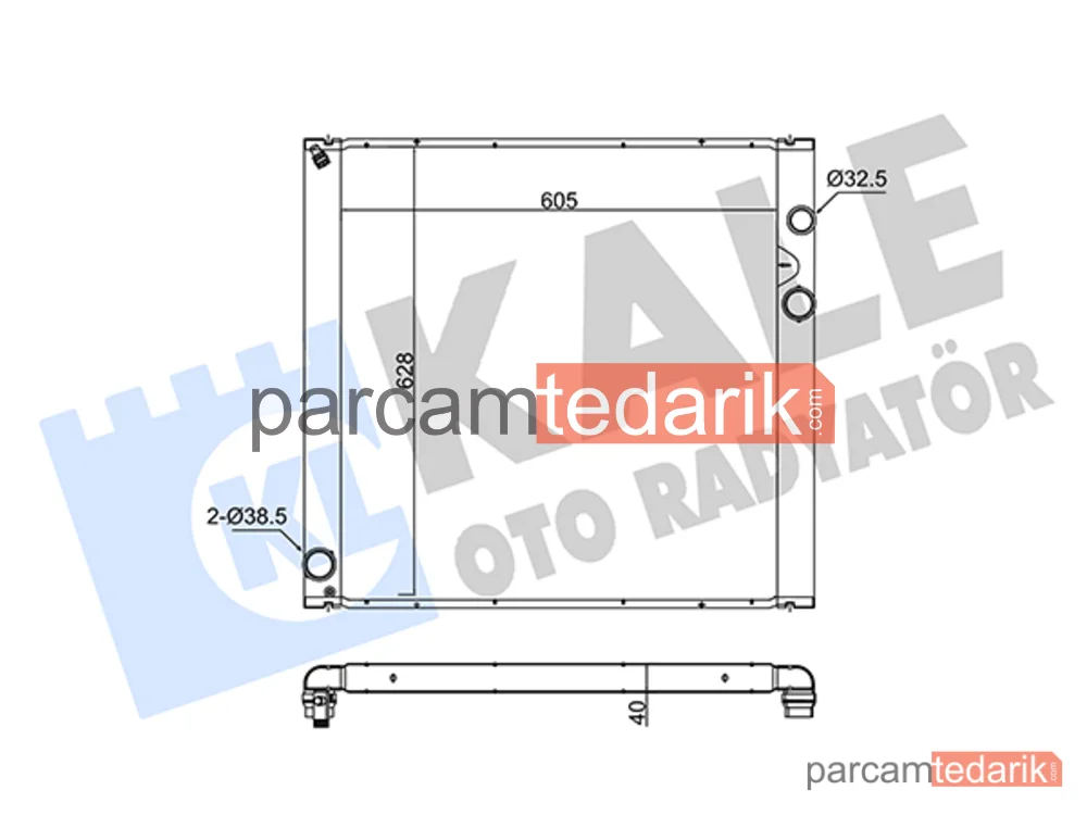 342320 | Su Radyatörü — Land Rover Range Rover III