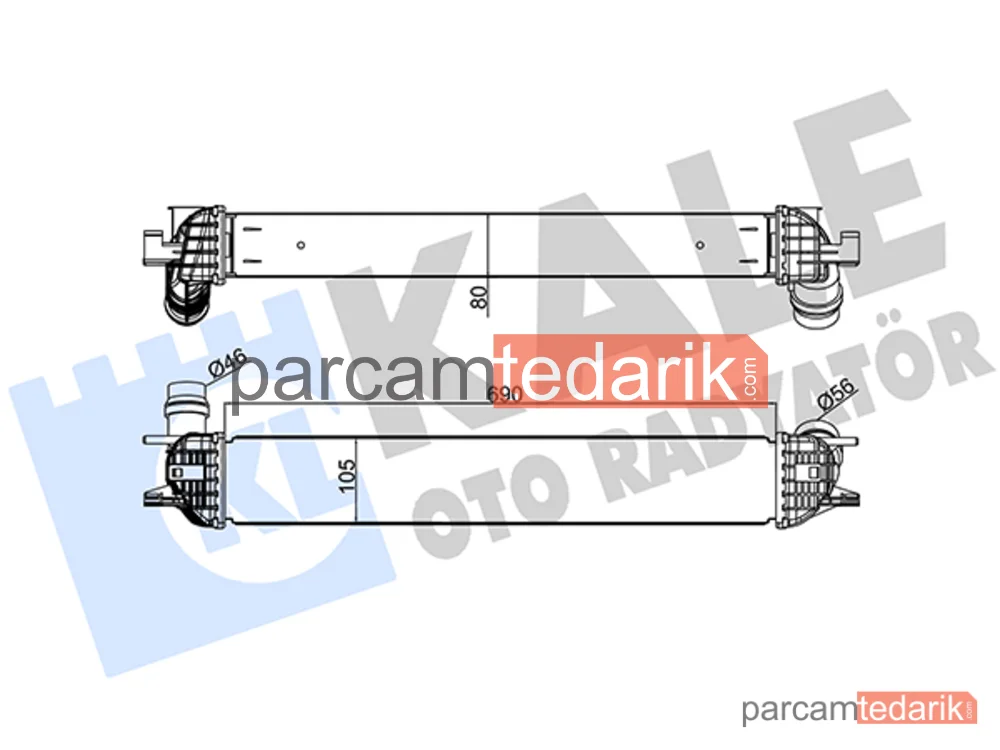 Turbo Radyatörü — Renault Laguna III, Renault Laguna III Grandtour, Renault Laguna Coupe - 342385