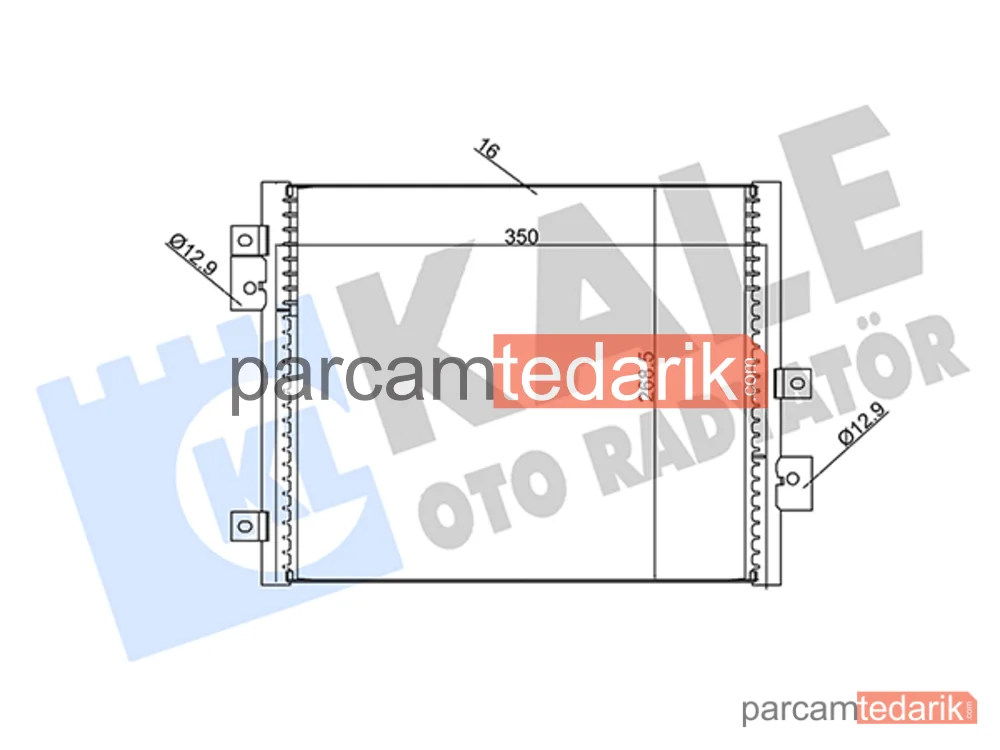 342440 | Klima Kondenseri — Porsche 911, Porsche 911 Cabrio, Porsche Boxster