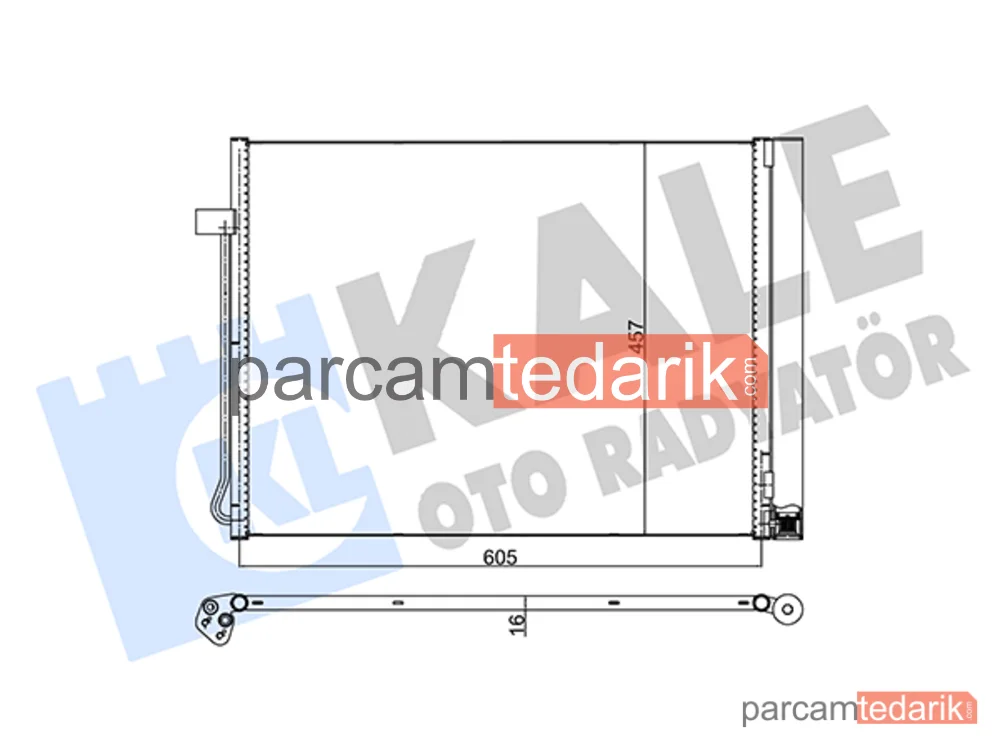 342495 | Klima Kondenseri — BMW X5, BMW X6
