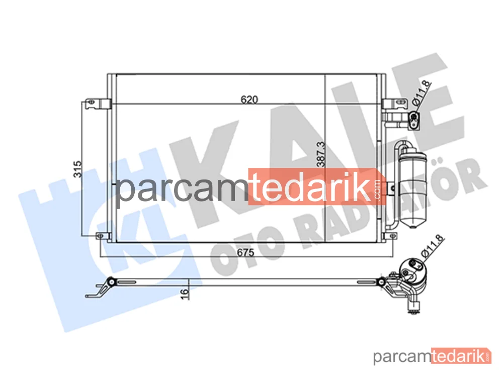 342510 | Klima Kondenseri — Chevrolet Epica
