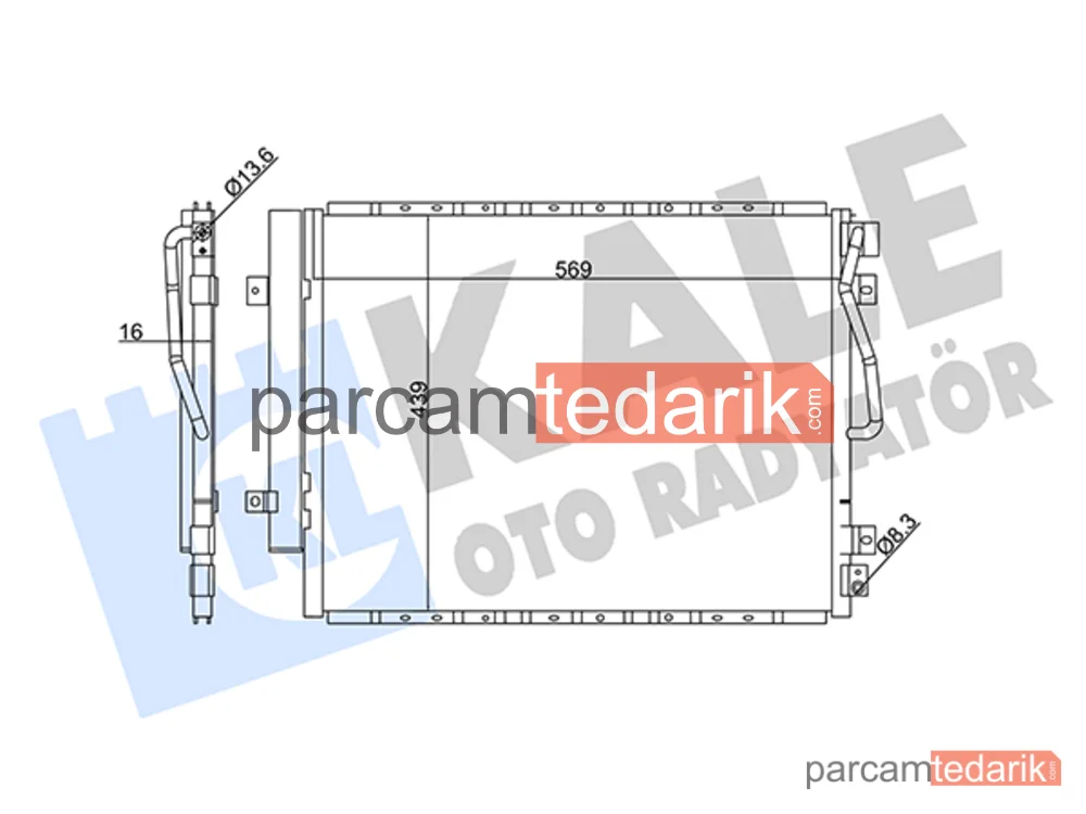 342625 | Klima Kondenseri — Kia Sorento I