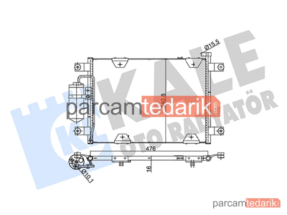 342635 | Klima Kondenseri — Suzuki Grand Vitara I, Suzuki Grand Vitara I Açık Arazi Aracı