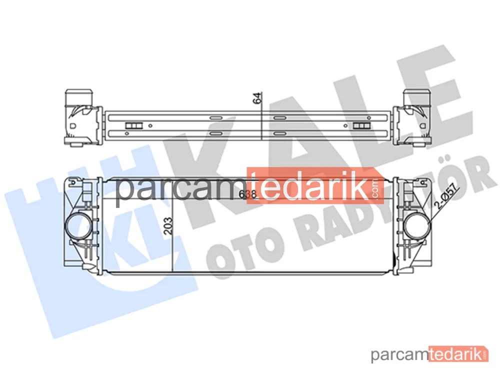 342800 | Turbo Radyatörü — Mercedes-Benz Sprinter 5-t, Mercedes-Benz Sprinter 3,5-t