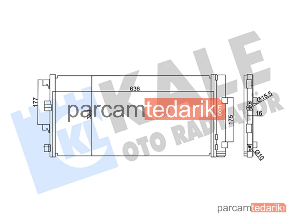 342840 | Klima Kondenseri — Dacia Duster, Dacia Duster Kasa/suv